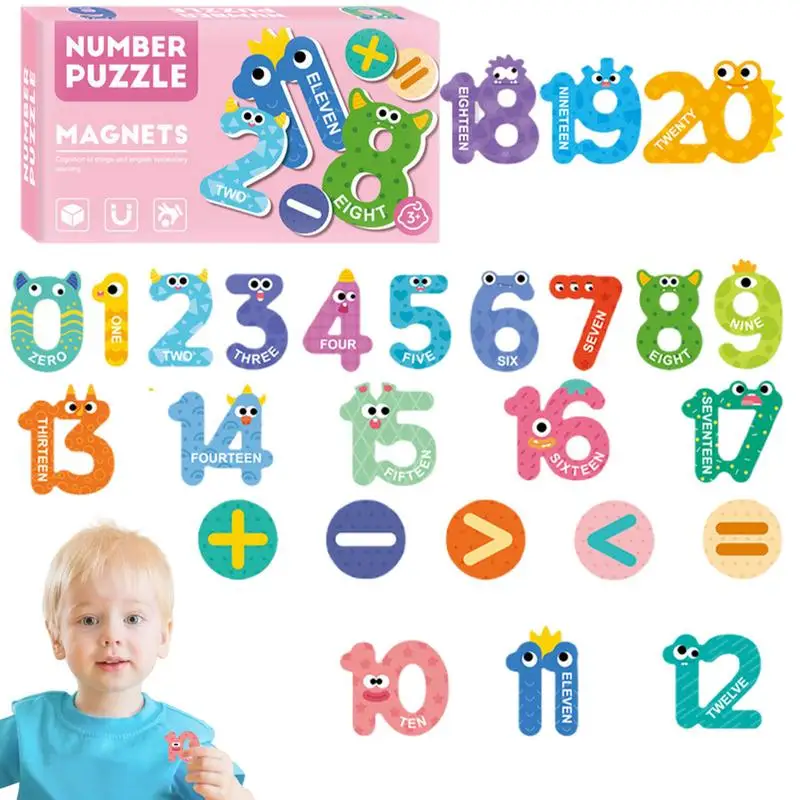 Number Magnets Large Magnetic Addition And Subtraction Toys Educational Subtraction Addition Game Magnets For White Boards