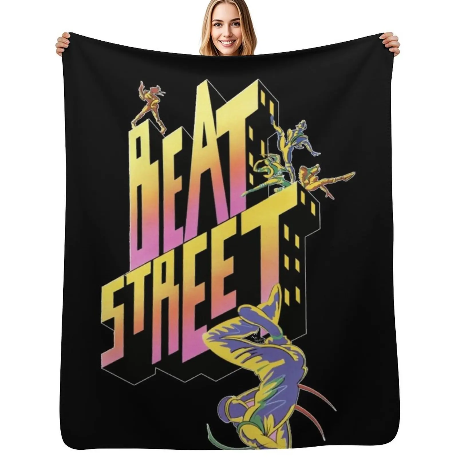 Beat Street Throw Blanket Warm Comfortable Blanket Gift for Parents Friends