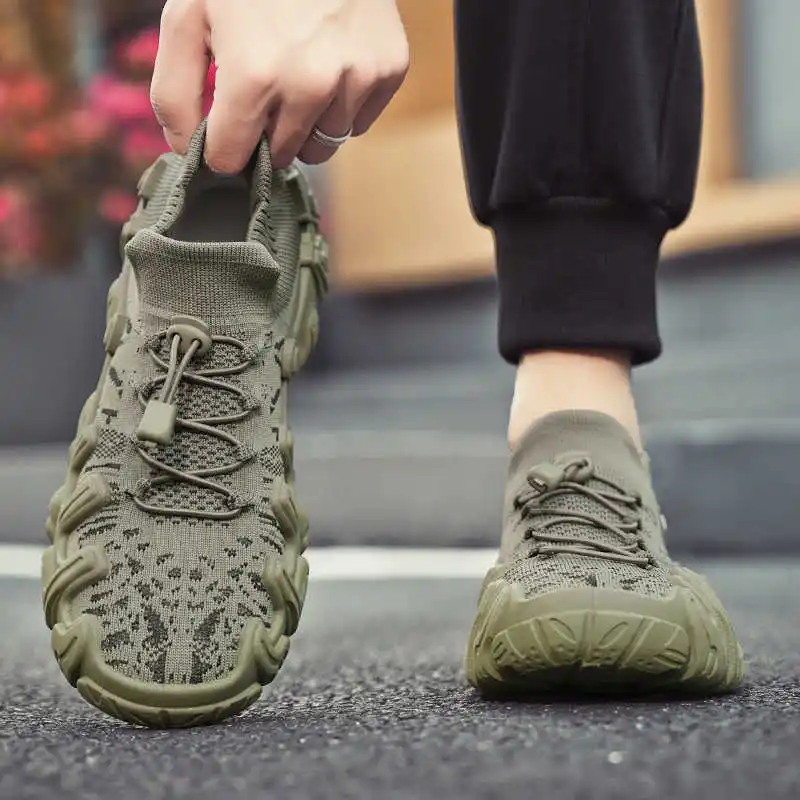 

Легитимные кожаные мужские красные кроссовки на высоте, ботильоны, черные спортивные толстые кроссовки, аутентичные