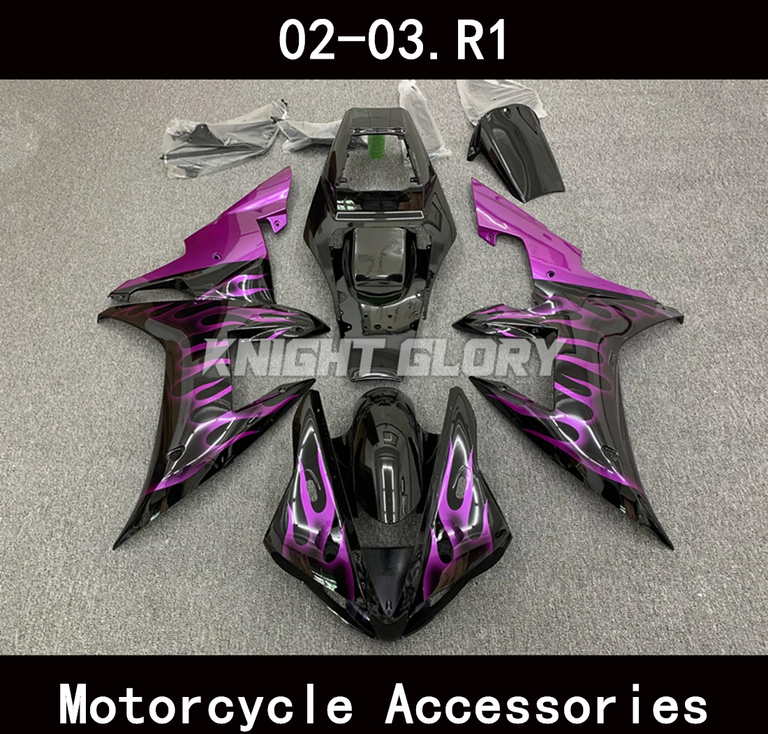 

Suitable for YZF-R1 YZF R1 2002 2003 Motorcycle Shell Fairing Spoiler Bodywork Set ABS Injection Molding RN09