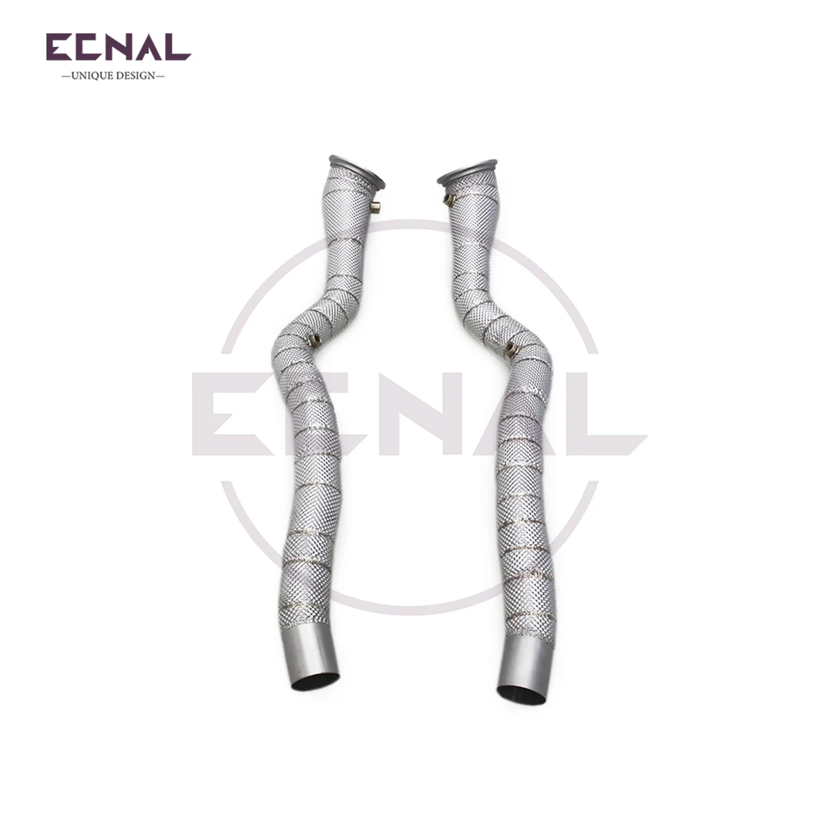 

Ecnal Exhaust Downpipe for Ferrari gtc4 lusso 3.9T 2017+ High Performance SS304 Exhaust Pipe System with Catalytic Converter
