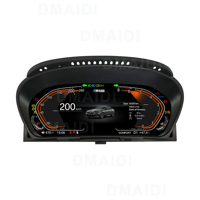 Digital Cluster Virtual Cockpit For BMW X5 E70 X6 E71 F15 F16 2006 - 2013 Car Multimedia Player Dashboard Speed Meter Carplay