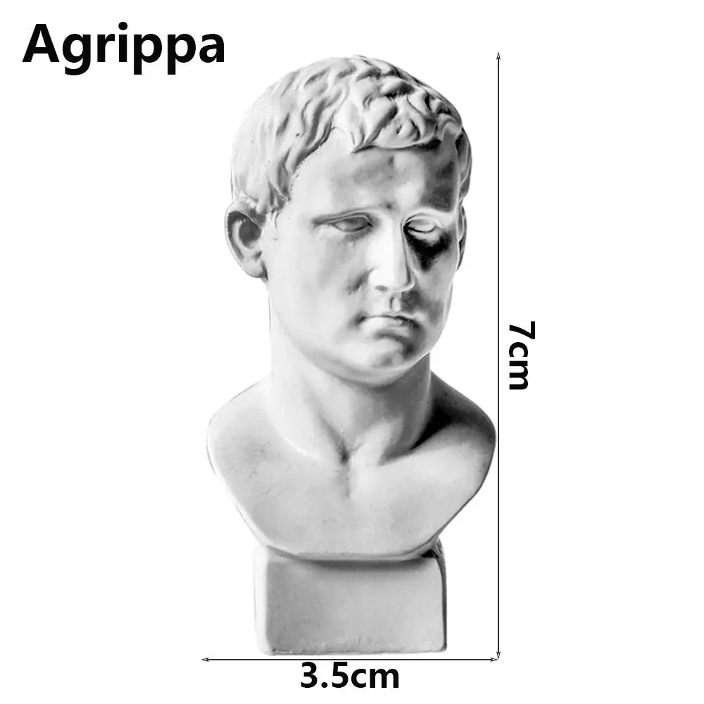 Crafts Desktop Ornament Home Decor Plaster Bust Statue Gypsum Portraits Greek Mythology Figurine Famous Sculpture