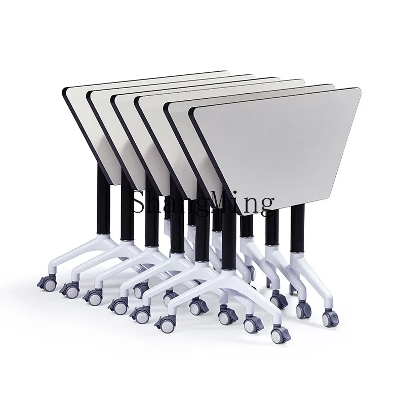 

DSA modern minimalist combination movable folding training table trapezoidal strip splicing table