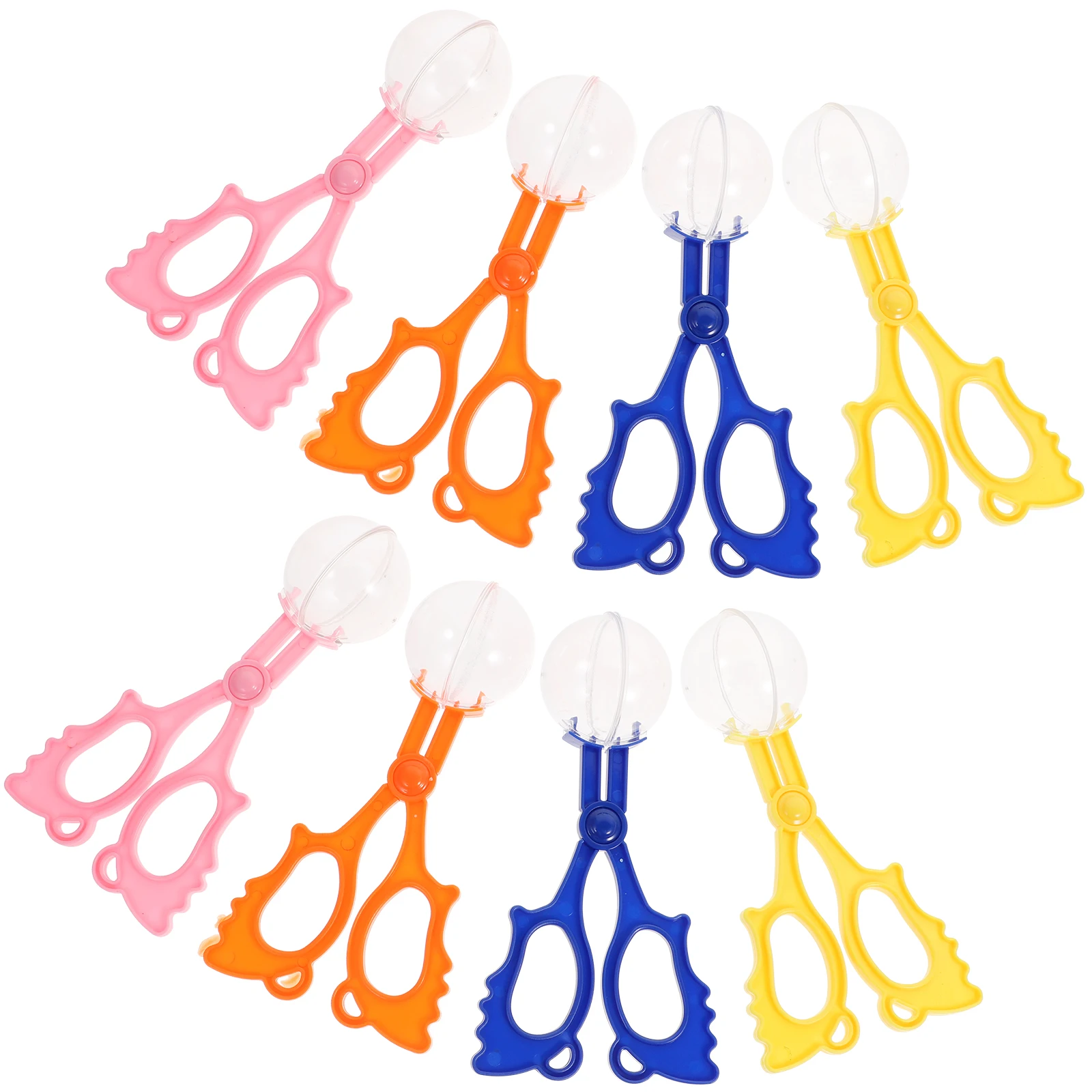 8 Pcs Catcher Scissors Kids Outdoor Toys Scooper Clamp Educational Tool for Children Bio Insects Catch Scissors Exploration