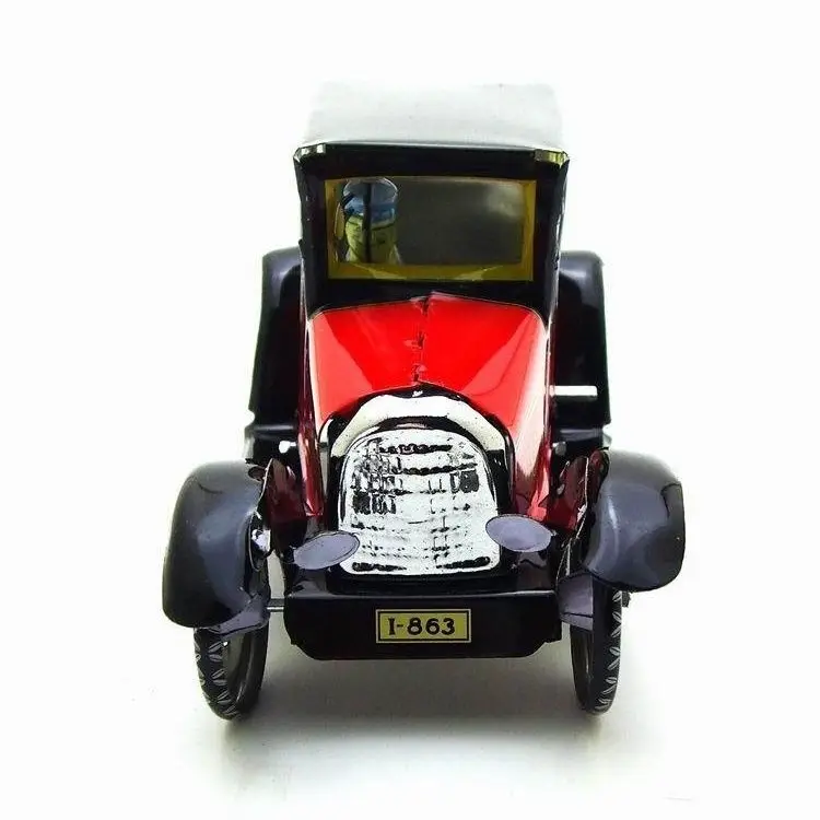 M805PAYA Red Yellow Taxi 8090 Nostalgic Theme Personalized Decoration Creative Gift Iron Sheet Toy