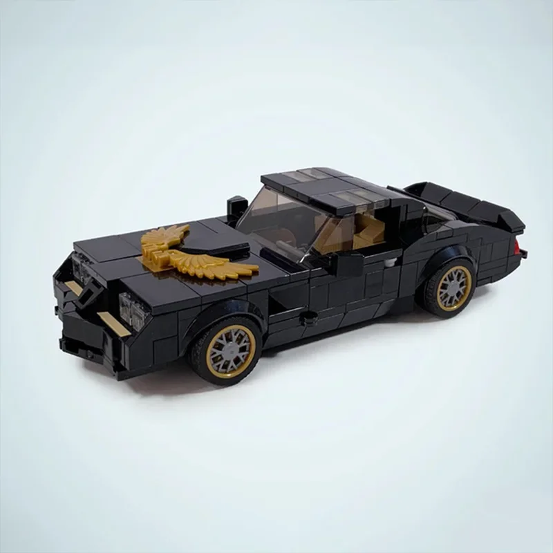 

MOC Firebird Trans Am Speed Champions Super Sports Cars Building Blocks Bricks Racing Vehicle Model Bricks Toys for Kids Gift