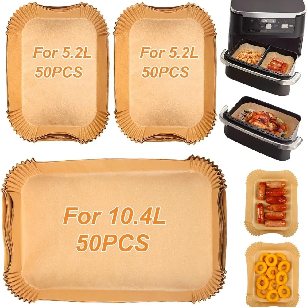 

New Disposable Baking Paper Heat-Resistant Waterproof Air Fryer Paper Oil-Proof Non-Stick Parchment Paper Grill Accessories