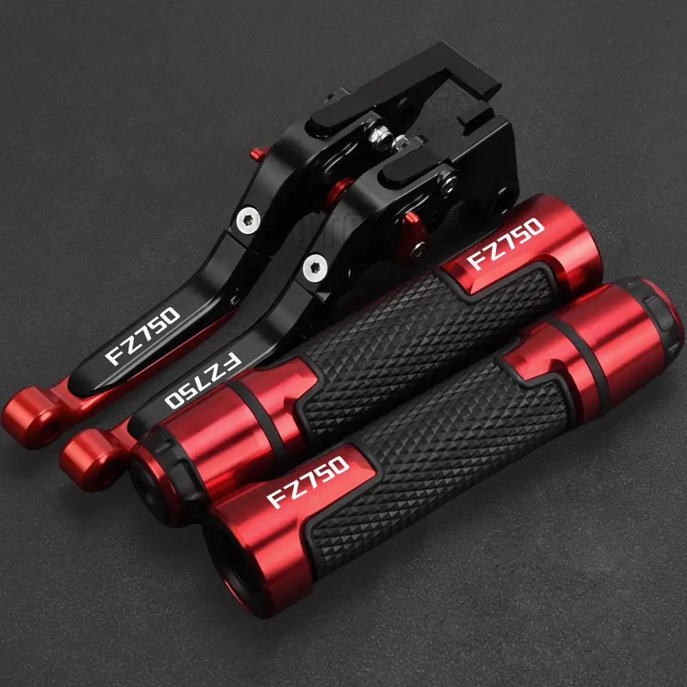 Motorcycle Aluminum Adjustable Brake Clutch Levers Handlebar Hand Grips Ends FOR YAMAHA FZ750 FZ 750 750FZ 1985-1988 1986 1987