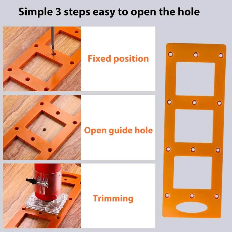 Socket Slotting Template Sockets Slotting Template Electrical Plug Stencil Tool Wall Boxes Mounting For Wardrobe Socket
