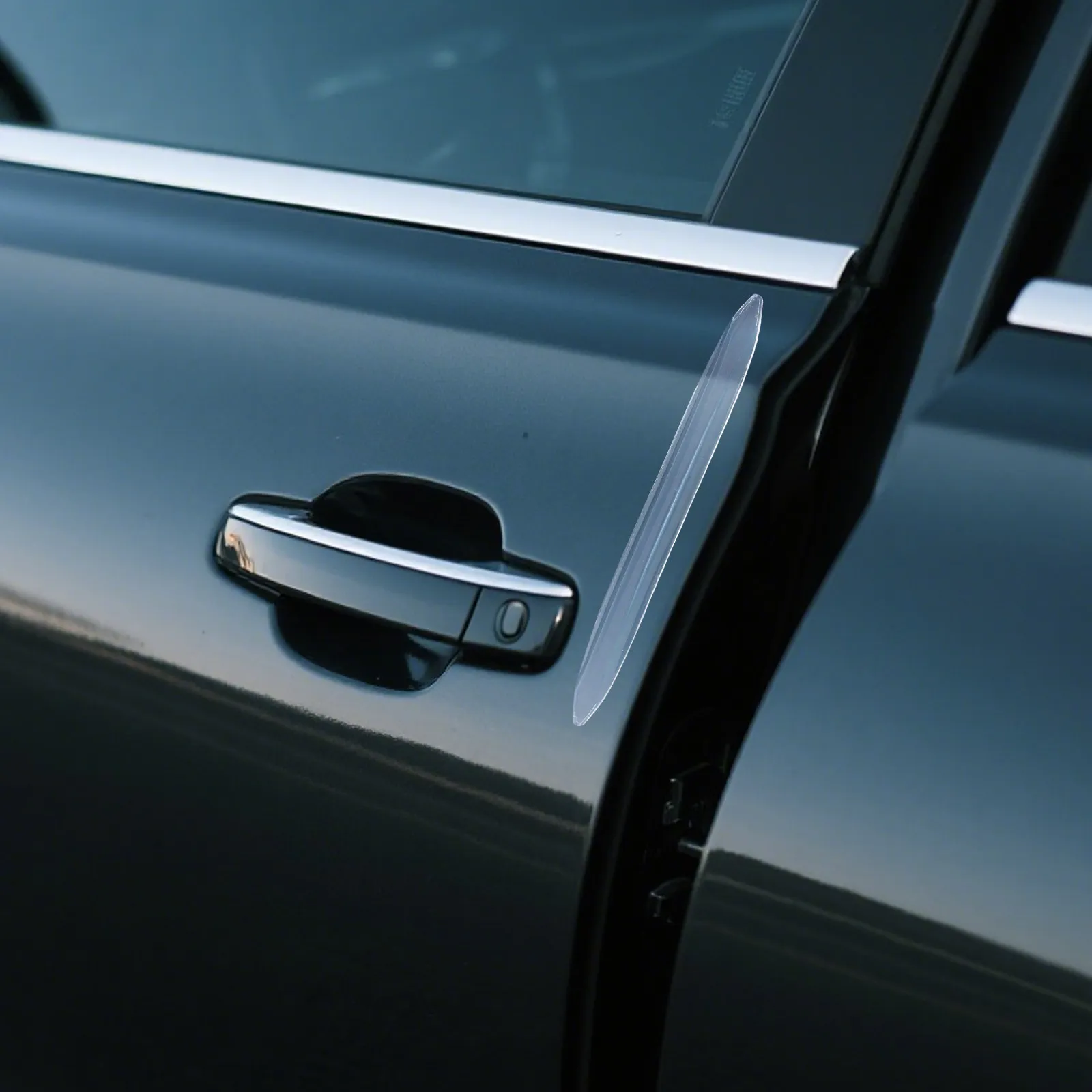 

12 шт. Невидимые защитные накладки на кромки дверей автомобиля, универсальные противоударные полосы для внедорожников, пикапов, автодомов, защита кромок дверей и бамперов