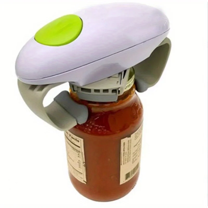 Effortless Jar Opening   Hands-Free Opener | Enhanced Torque, Universal Fit, Ideal for Every Kitchen - Battery Powered