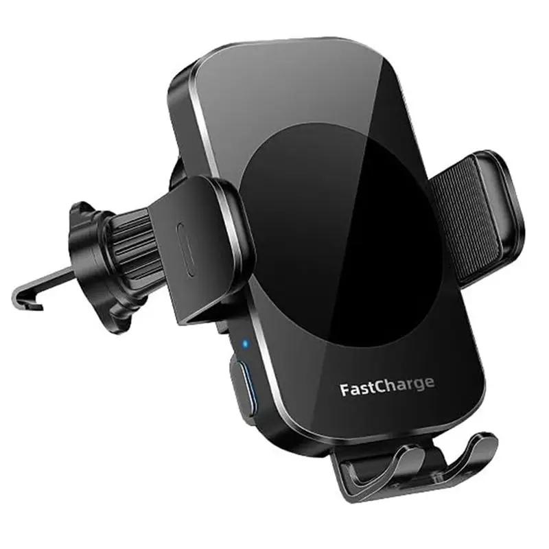 Wireless Car 15W Auto-Clamping Phone Holder, 3 In 1 Dashboard/Windshield/Air Vent Mounting Accessories-VVNB