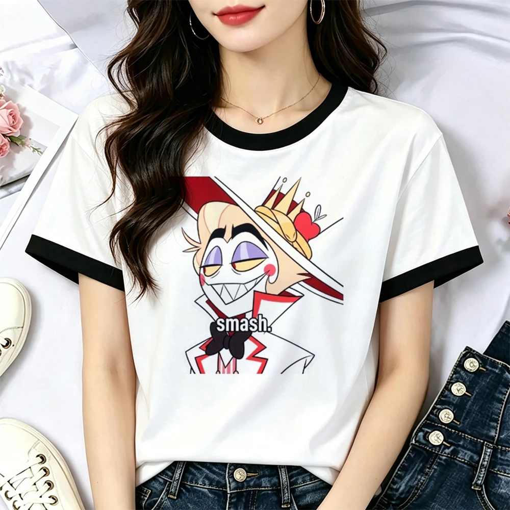 Hazbin Hotel tshirt femme streetwear scene  aesthetic tshirt jojifuku vintage party goth funny