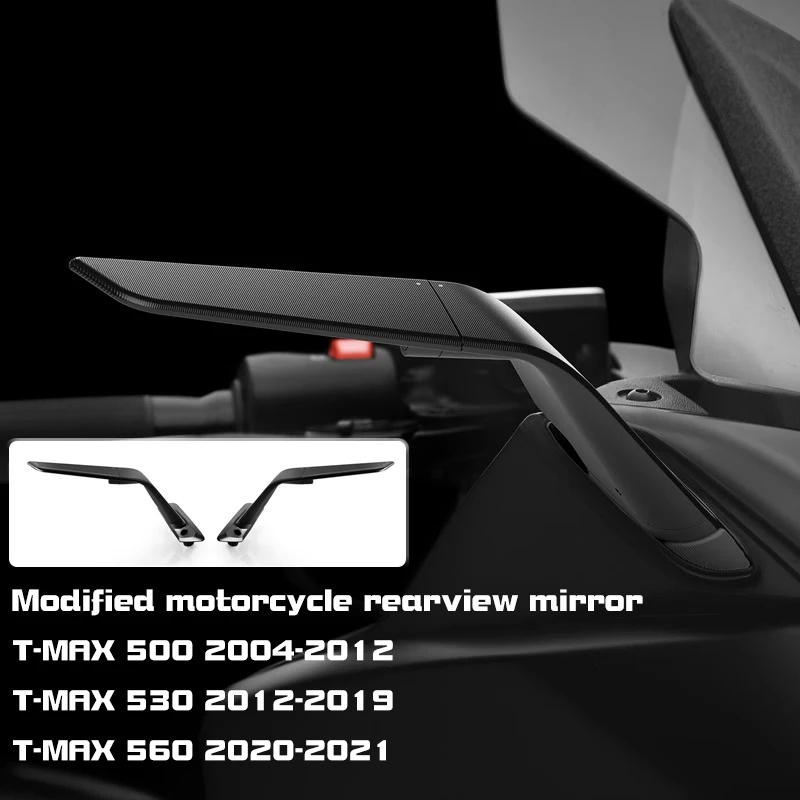 

Motorcycle Adjustable CNC Fixed Wing Rearview Mirror For Yamaha T-MAX 500 04-12 TMAX 530 12-19 T-MAX 560 2020-2021 TMAX 500 560