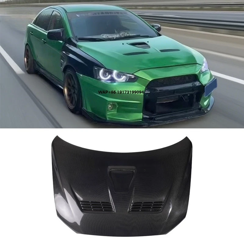 

Carbon Fiber Front Hood for Lancar Exo X Upgrade a Style Bonnet Engine 2008-2017