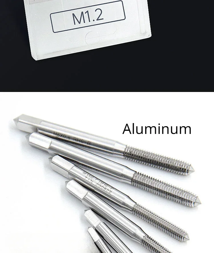 Forming Machine Screw Taps Metric Fine Thread Extruding HSS Cobalt quick-cutting steel Extrusion Thread Forming Tap Coating Tin