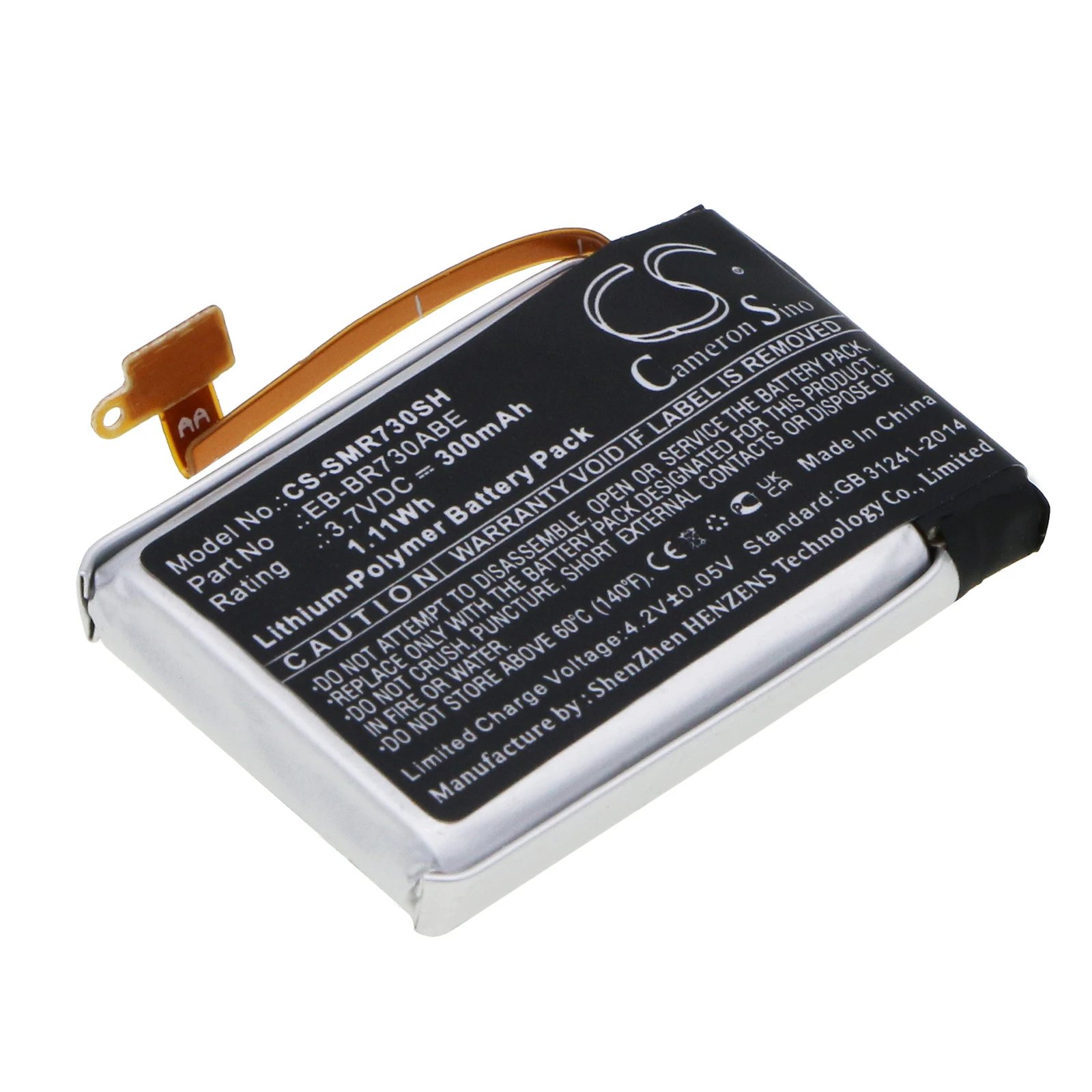 Smartwatch Battery For Samsung EB-BR730ABE  GH43-04538B Gear S2 3G Galaxy Gear S2 3G SM-R730 730A R730T R730S R730V R735  3.70V