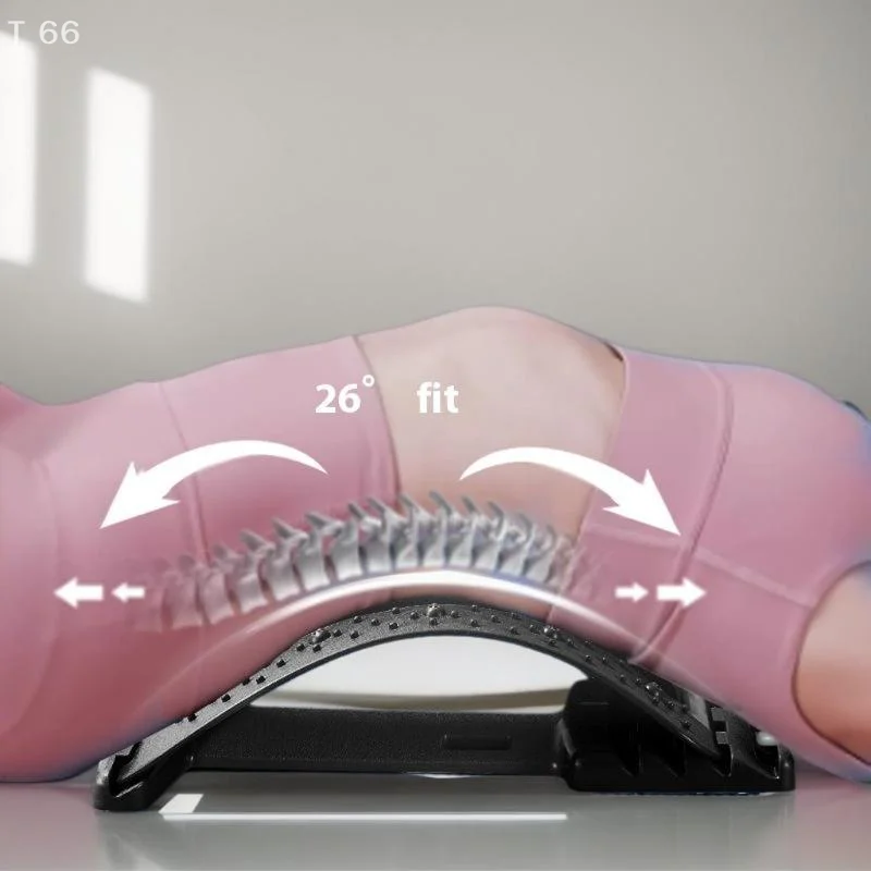معدات اللياقة البدنية الداخلية الجر القطني لتخفيف الآلام العلاج المغناطيسي الظهر نقالة قطني مدلك جهاز تخفيف الآلام #5