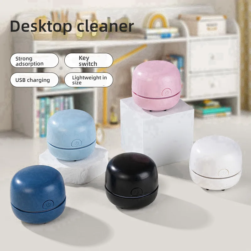 Pencil chip cleaner Mini desktop cleaner Portable rechargeable cleaner, suitable for keyboards, sofas and desktops