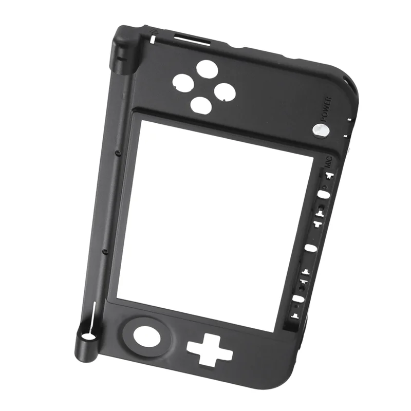 حافظة احترافية بإطار متوسط للوجه C غطاء مبيت بديل للإطار الأوسط لجهاز نينتندو 3Ds Xl/Ll حافظة وحدة تحكم الألعاب باللون الأسود
