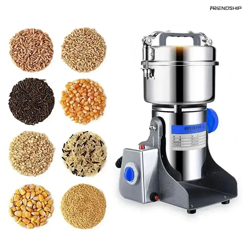 Grains Spices, Cereals Coffee Dry Food Grinder - Electric Grain Mill, Beans Crusher, Coffee Machine, Powder Crusher.