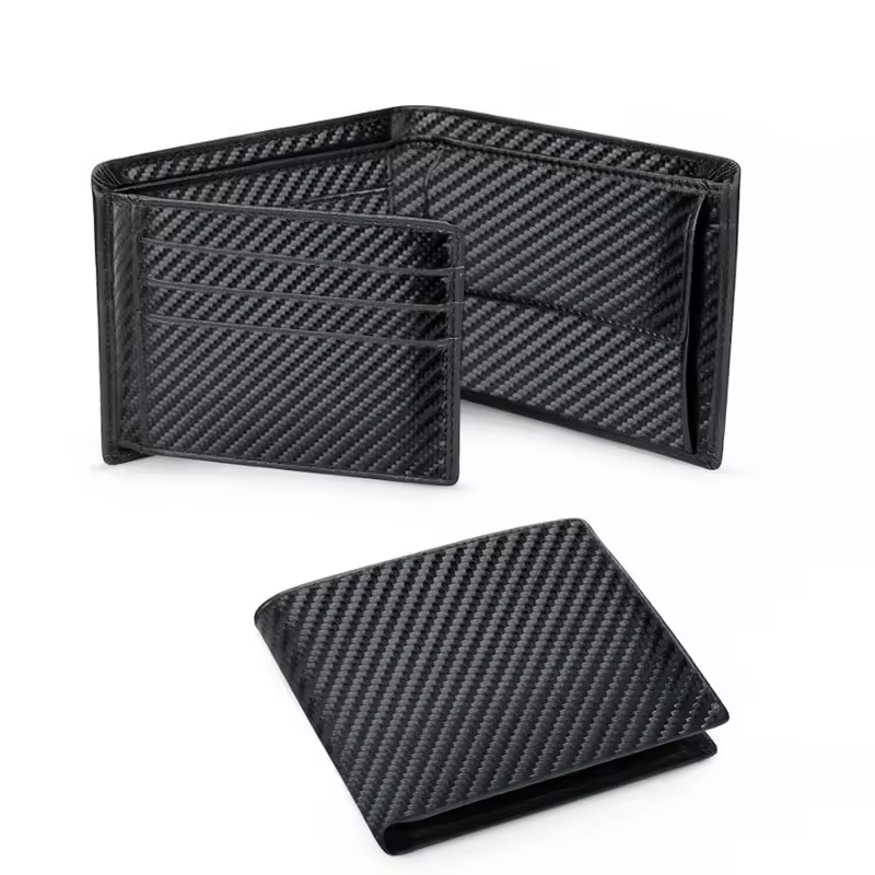 Wallets Mens Slim RFID Blocking with Coin Pocket  2 Banknote Compartments 10 Credit Card Holders Wallet for Men - Image 7