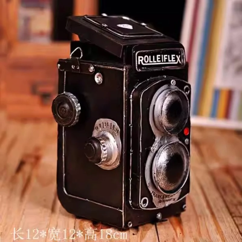 

Vintage Seagull Camera, Retro Tin Handmade Camera Model, Window Display Wedding Photography Props