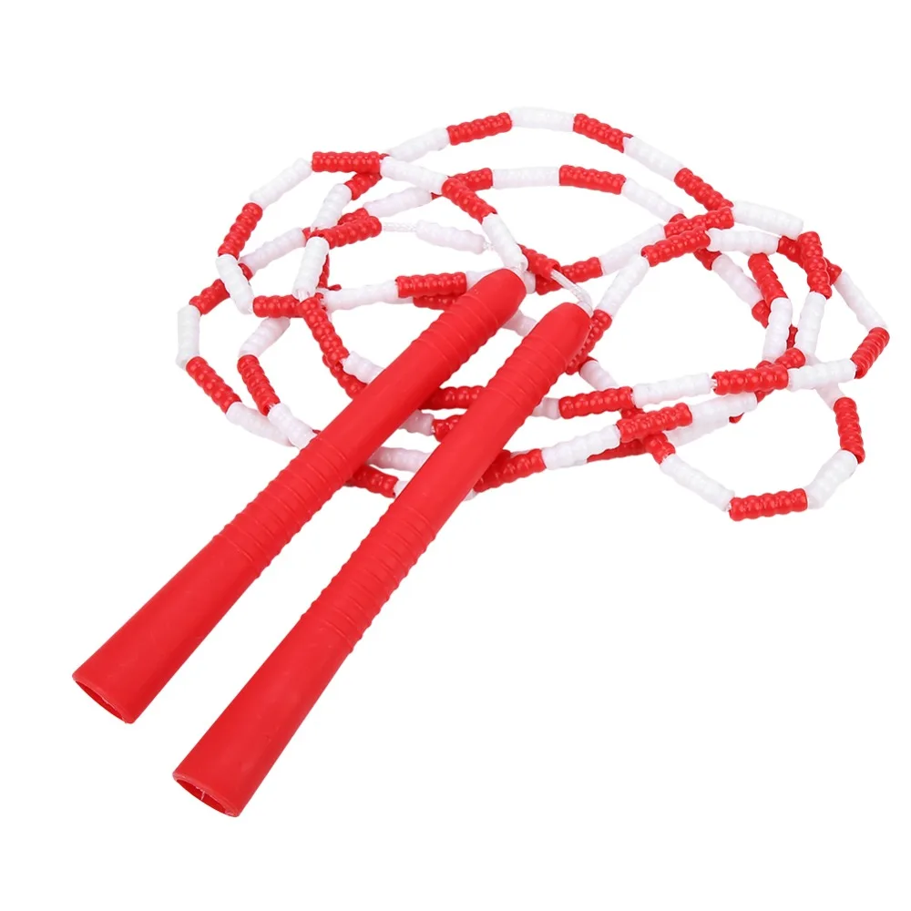 Rope skipping PVC Beads Beaded Segmented Jump Rope TPU 2.8-meter Skipping Rope Exercise Jump Rope Fitness Training