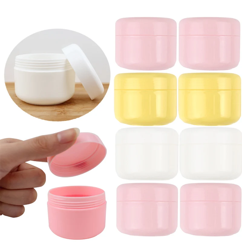 

30pcs 10g/20g/30g/50g/100g Empty Makeup Jar Pot Travel Face Cream Lotion Cosmetic Container Portable Refillable Sample Bottles