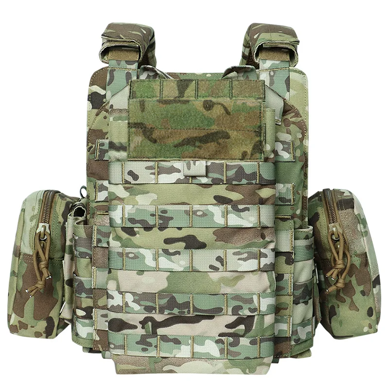 حاملة اللوحة التكتيكية سريعة الإصدار وضبط سترة Cummerbund المقطوعة بالليزر مع حقيبة مجلة معدات الصيد خفيفة الوزن في الهواء الطلق