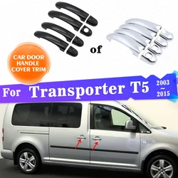 Door Handle Cover For Volkswagen VW Transporter T5 2003~2015 2014 Car Exterior Accessories Rustproof Stickers Trim Styling Catch