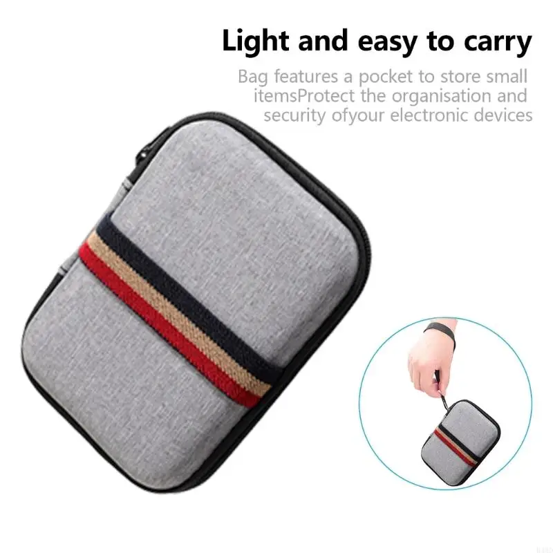 B46D Bag for Miyoo Mini+ RG35XX RGB20S Consoles Carrying Case Storage Bag Case