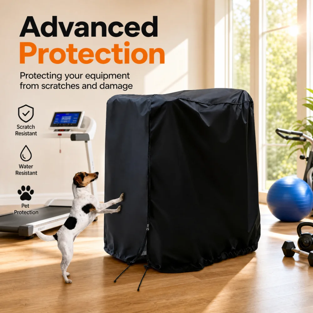 Treadmill Cover Sports Treadmill Protection Folding Cover Dustproof Indoor Protection Cover