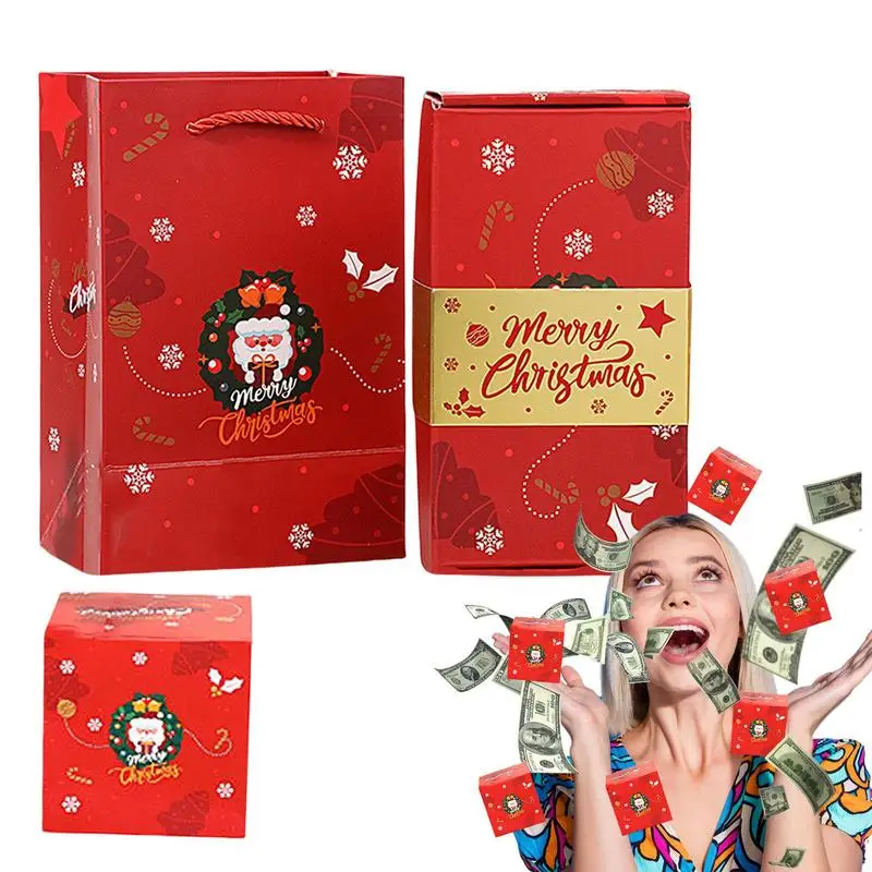 

Pop-up Cash Photo Box 16X Cards Folding Money Jewelry Pop out Box Family and Friends Holiday Celebration Bouncing Design Box