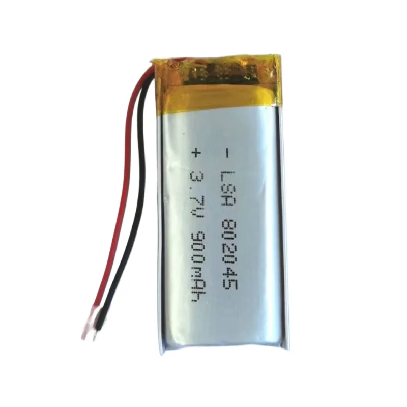 5pcs 3.7V 800mAh 802045 Lipo Polymer Lithium Rechargeable Battery for MP3 GPS DVD Bluetooth Recorder Headset Camera Smart Watch