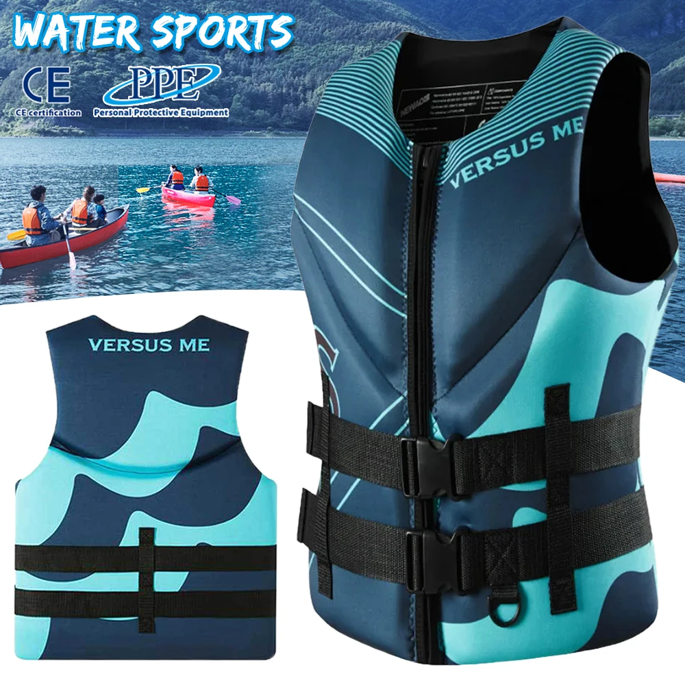 

Life Vest Adults Surf Vest Kayak Wakeboard Motorboats Raft Rescue Boat Ski Water Sports Swimming Drifting Rescue Life Jacket