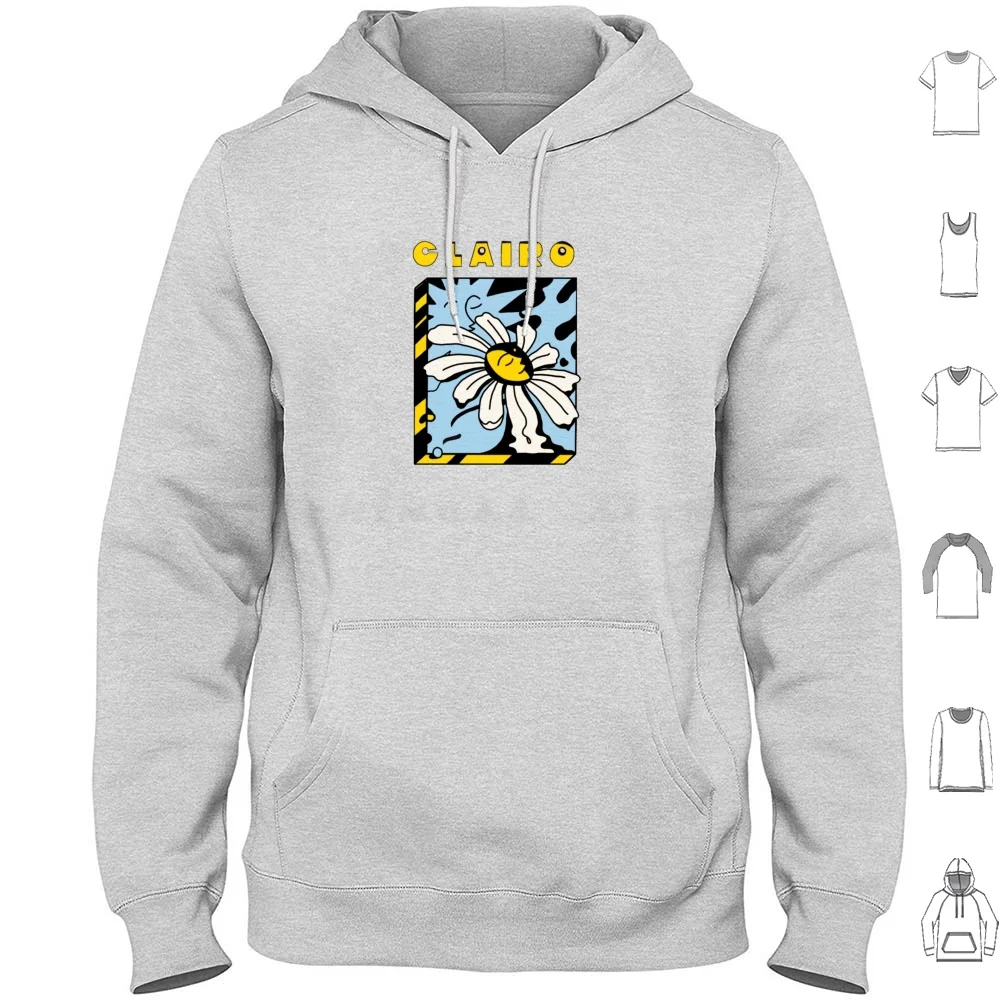 Cute Indie Music Sticker Hoodie Cotton Long Sleeve Indie Indie Music Clairo Immunity Sling Musical Musicals Musical