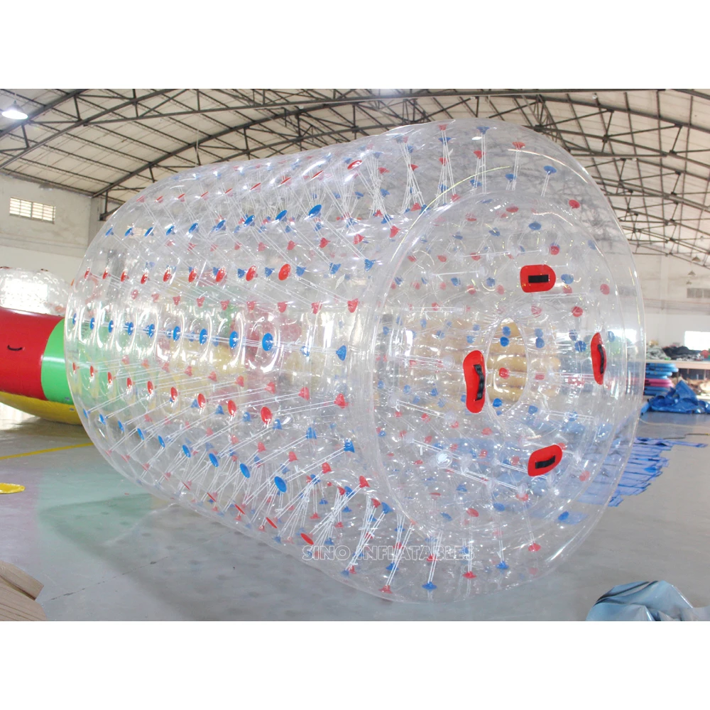 Popular kids and adults inflatable water roller in high quality for water game from Guangzhou inflatables factory