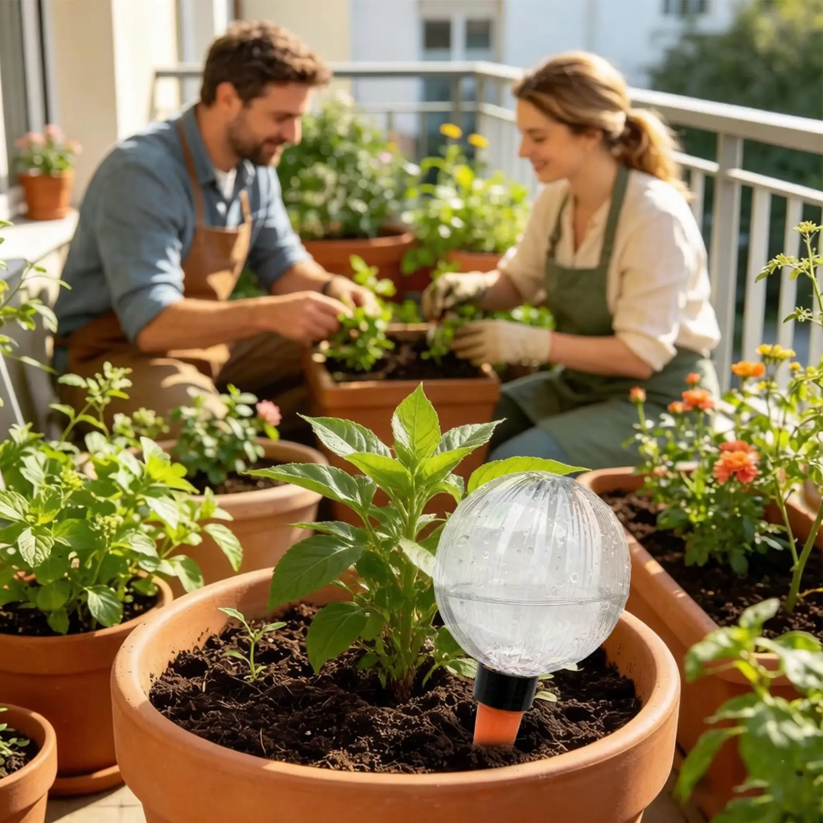 Watering Bulbs For Outdoor Plants 500ml Large Automatic Globes Outdoor Plants Watering Spikes For Flower House Potted Hydroponic