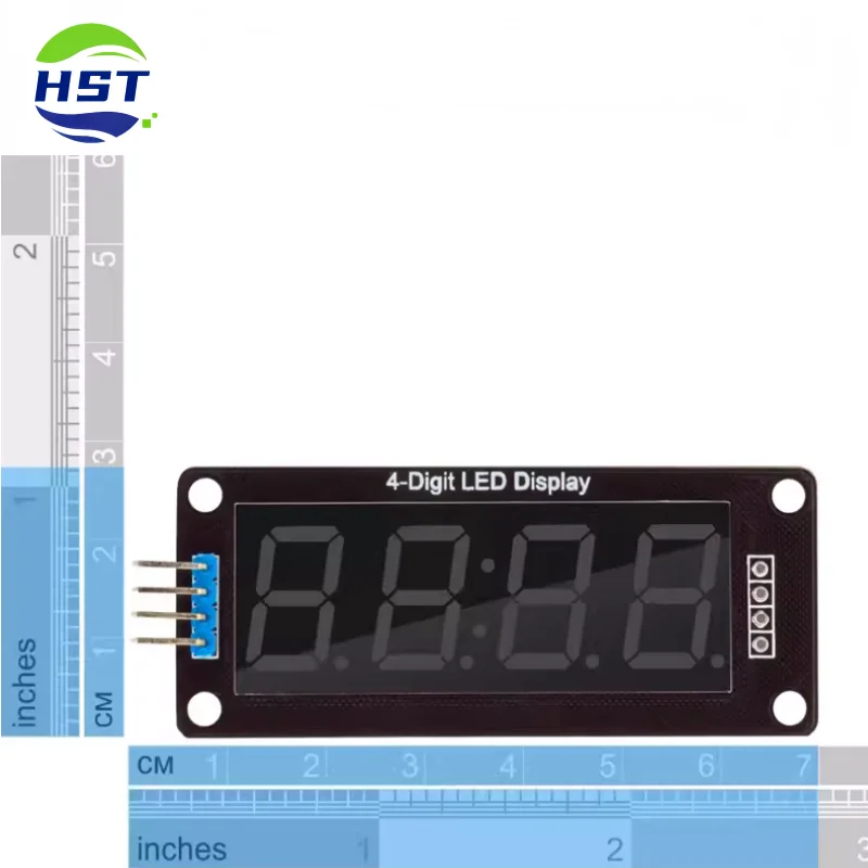 وحدة ساعة عرض LED TM1637 لـ Arduino 4 أرقام 7 قطعة 0,56 بوصة