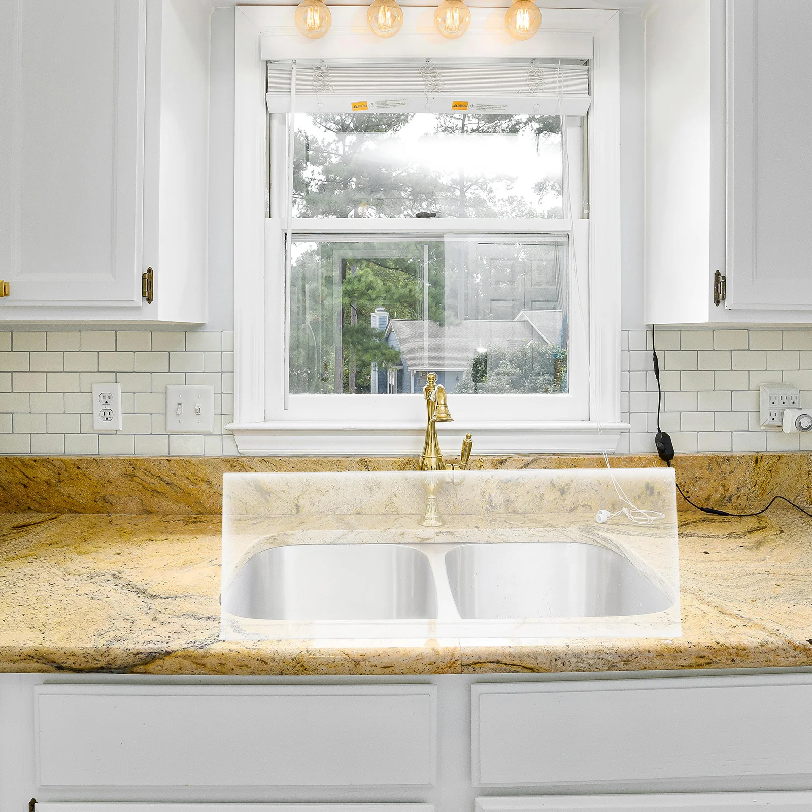 

4Pcs PVC Shower Water Guard Easy Install No Tools Required Splash Protector for Bathtub Washbasin Bathtub Splash Guard