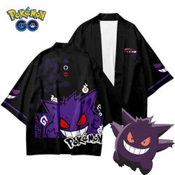 Conjunto de Albornoz de Pikachu Gengar de Pokémon, pijamas de capa de segundo elemento, disfraces de Cosplay de Anime de dibujos animados, abrigo de Pikachu amarillo, Tik Tok