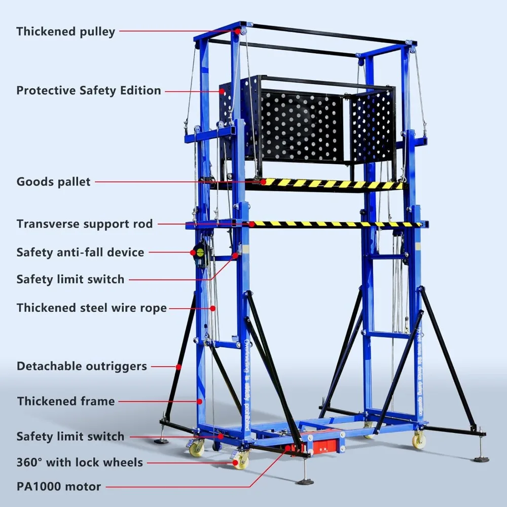 CIF Price Electric Scaffolding Lift Platform for Changing Lights Painting Roof Repairs and Tree Construction (Ce Certification)