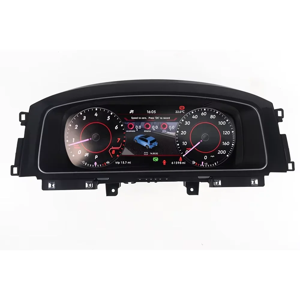 12.3"LCD Screen  Instrument Cockpit Display for Golf 7 Dashboard Digital Cluster view 2