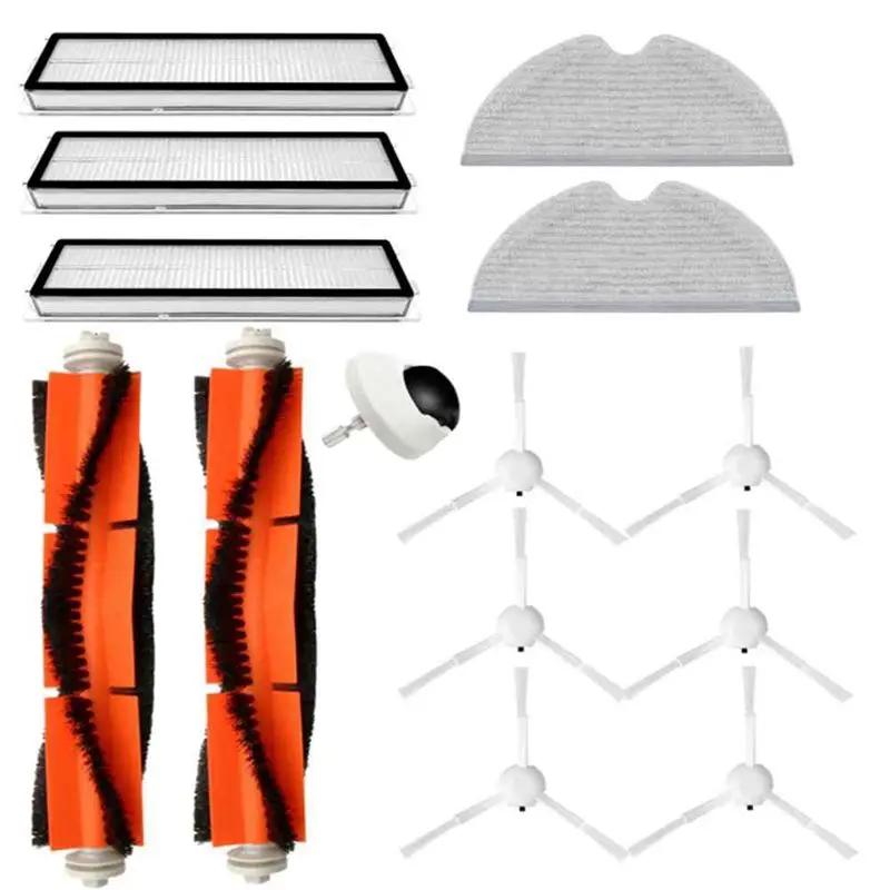 

ABWZ-Main Brush Side Brush HEPA Filter Universal Wheel Accessories Vacuum Cleaner Replacement For Dreame D9 L10 Robot