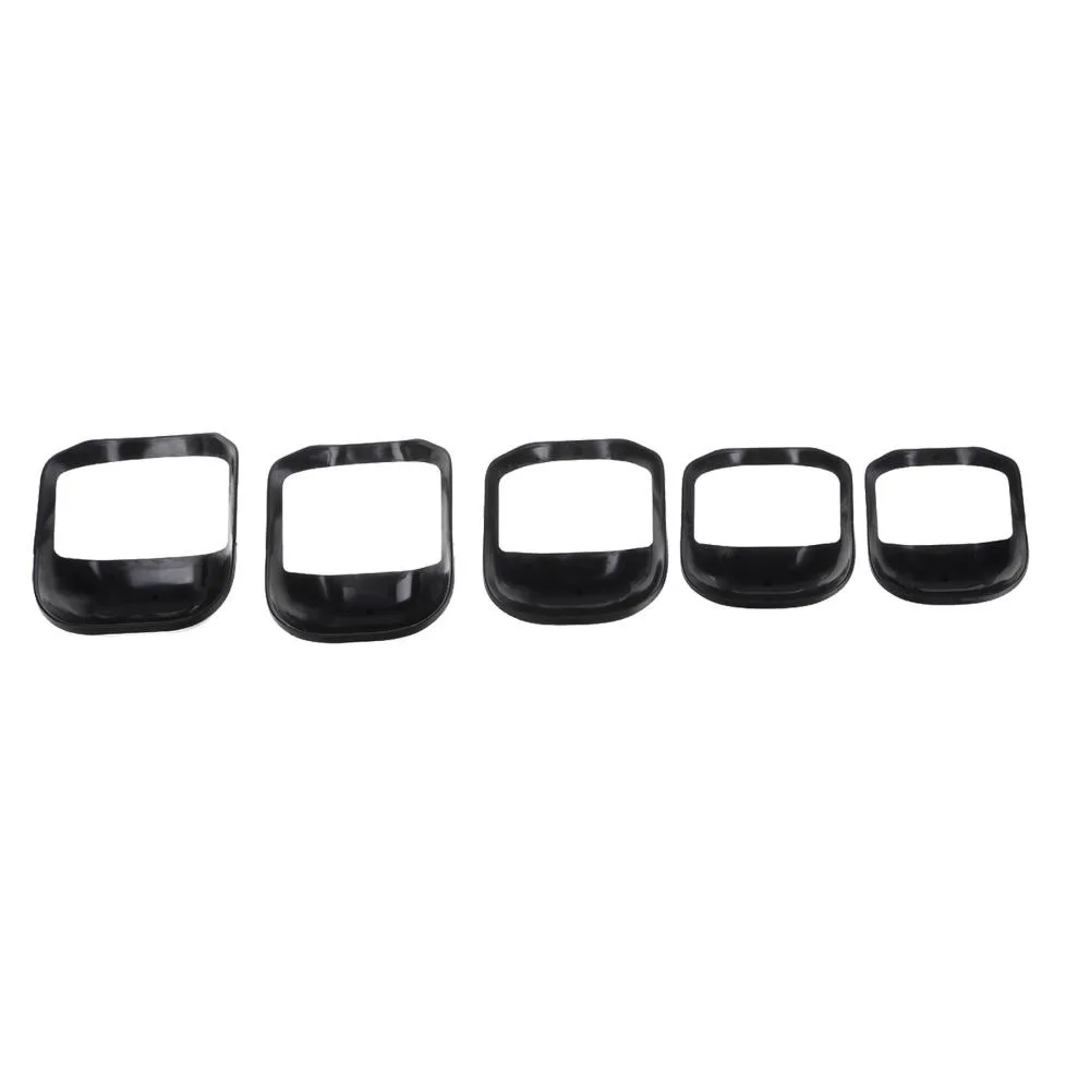 5PCS/Set Plastic Beard Styling Tool French Beard Symmetric Goatee Beard Styling 5 Sizes Trimming Shaping Tool Shaving Time