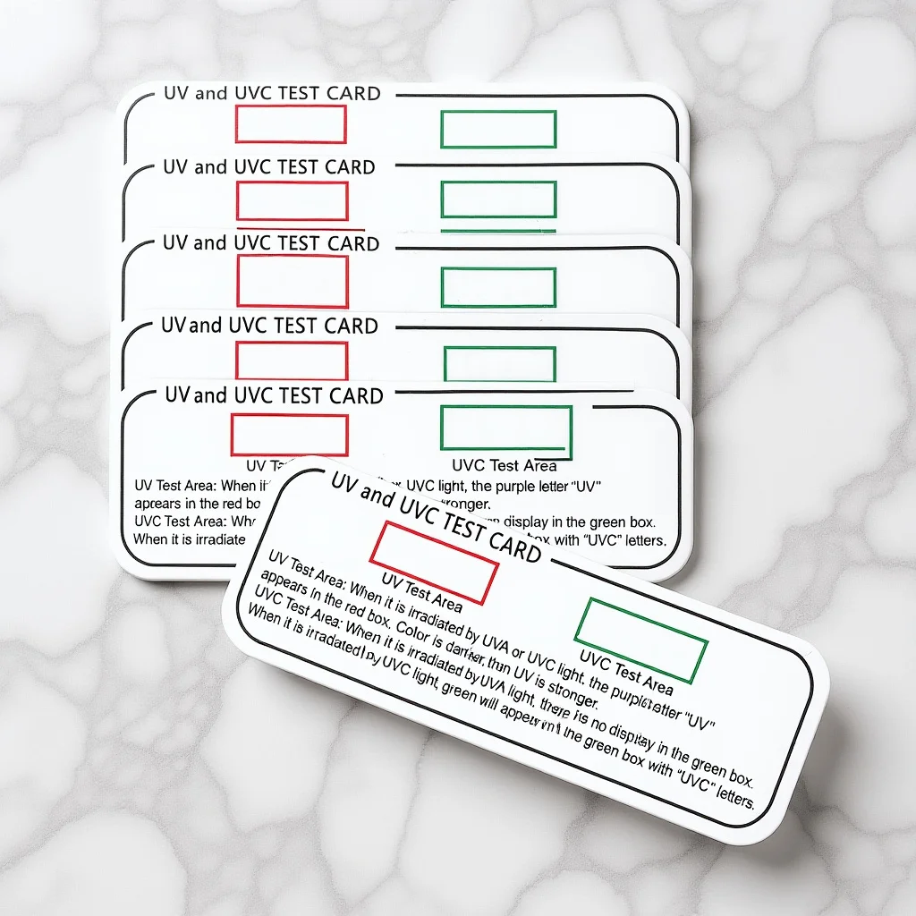 

6Pcs Uvc Uva Test Papers Uv Indicator Cards for Fast Detection of Ultraviolet Light Intensity Uv Detection Cards Indoor Test