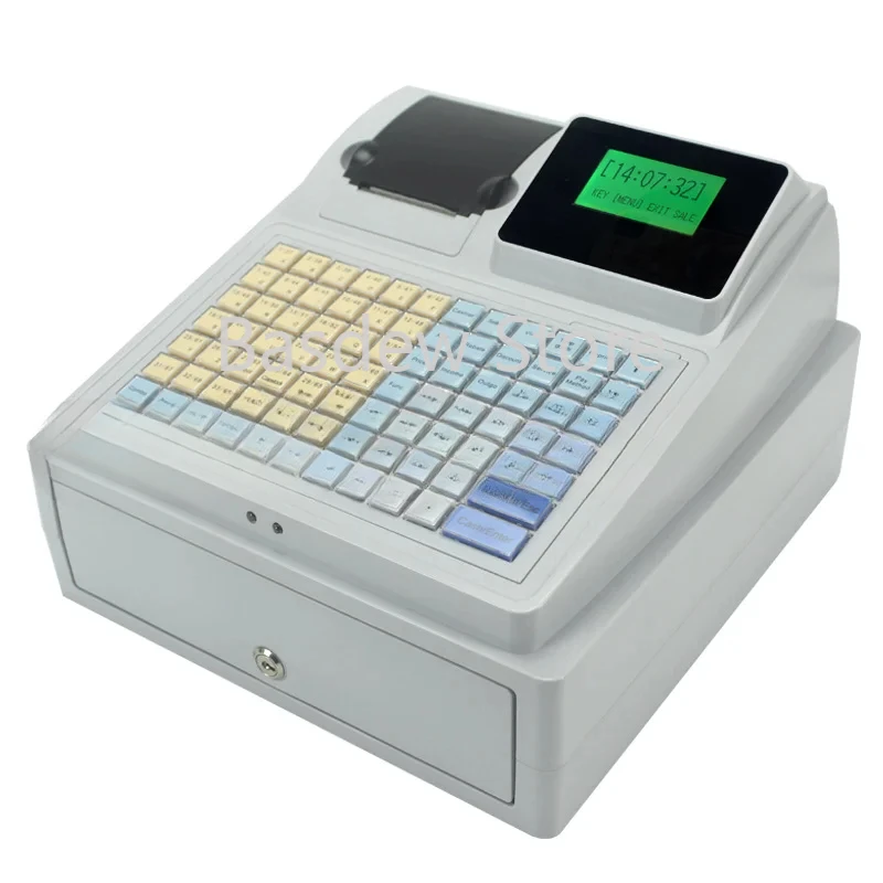 Supermarket Multi-Function Dining Cash Register Desktop USB Electronic Cash Register