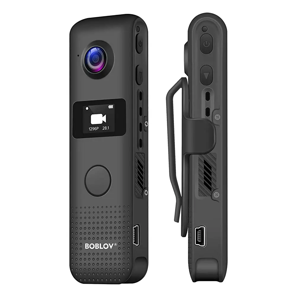 BOBLOV C18 Mini Camera WIFI Motion Detect 64GB/128GB HD 1296P Professional BodyCam Micro Magnet Camcorder Loop Recording DVR Cam